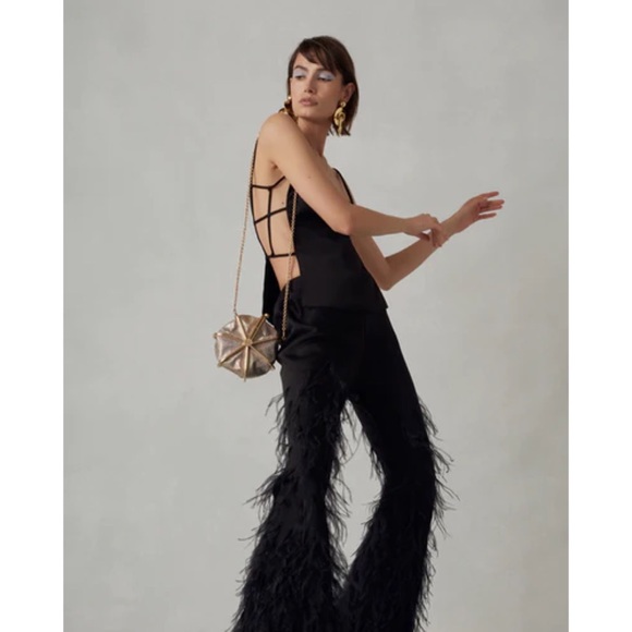 cult gaia Tops - Cult Gaia Black Simone Cut Out Top
